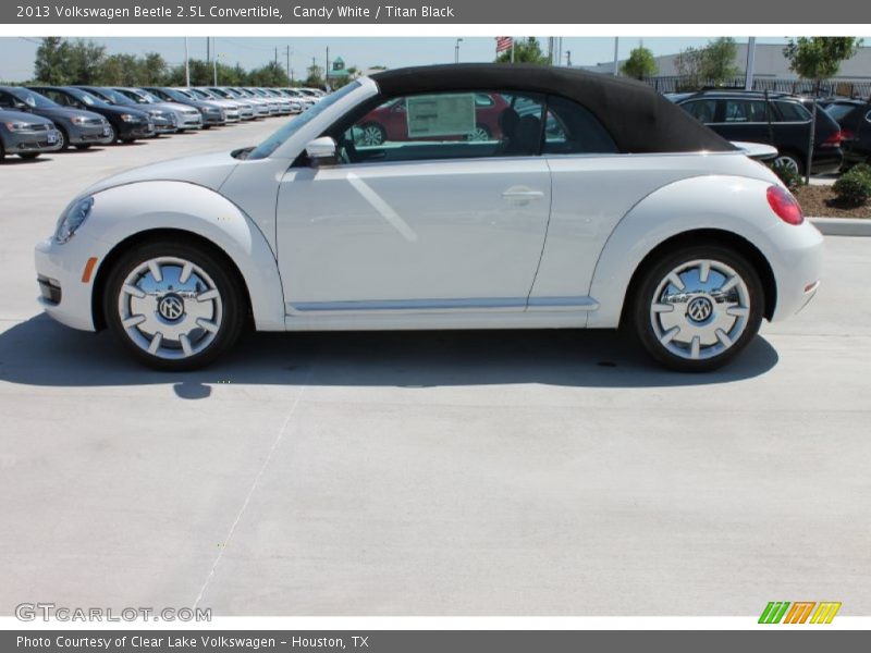 Candy White / Titan Black 2013 Volkswagen Beetle 2.5L Convertible