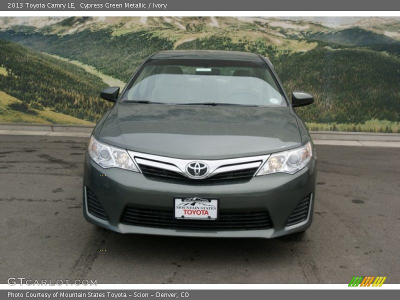 Cypress Green Metallic / Ivory 2013 Toyota Camry LE