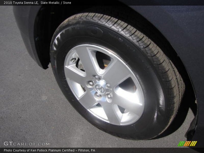 Slate Metallic / Stone 2010 Toyota Sienna LE
