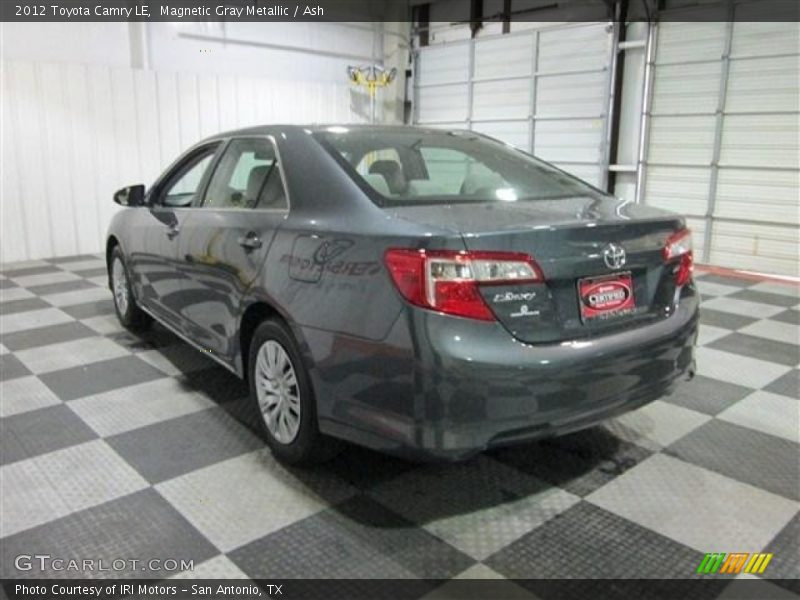 Magnetic Gray Metallic / Ash 2012 Toyota Camry LE