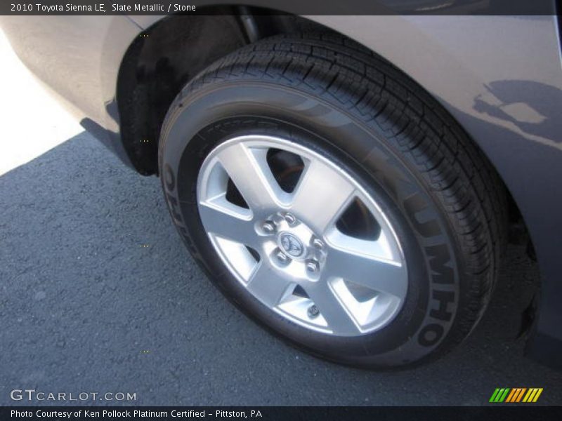 Slate Metallic / Stone 2010 Toyota Sienna LE
