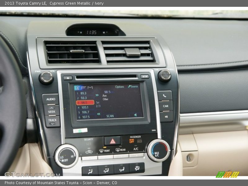Cypress Green Metallic / Ivory 2013 Toyota Camry LE