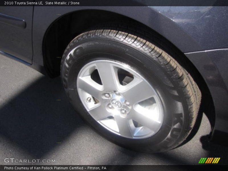 Slate Metallic / Stone 2010 Toyota Sienna LE