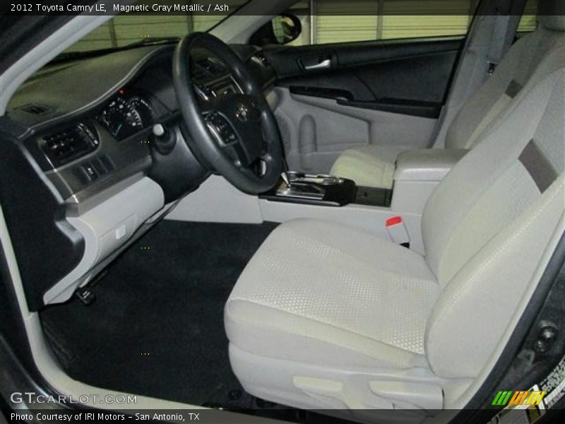 Magnetic Gray Metallic / Ash 2012 Toyota Camry LE