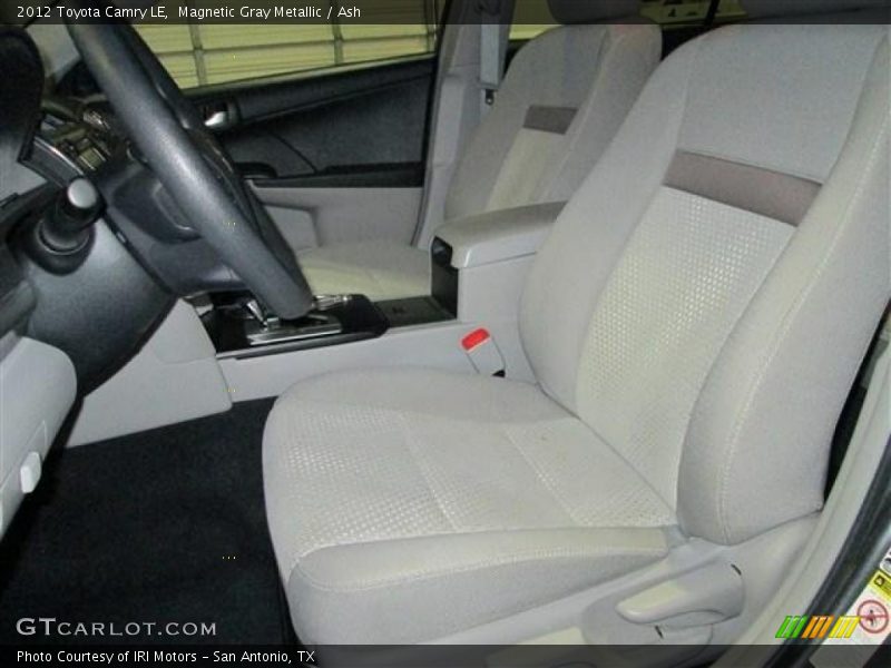 Magnetic Gray Metallic / Ash 2012 Toyota Camry LE