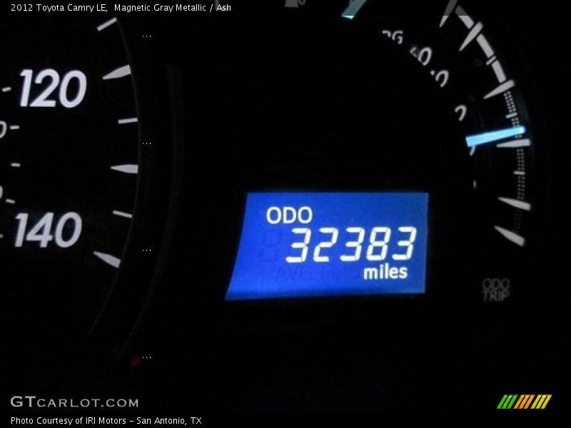 Magnetic Gray Metallic / Ash 2012 Toyota Camry LE