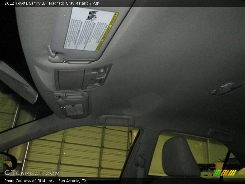 Magnetic Gray Metallic / Ash 2012 Toyota Camry LE