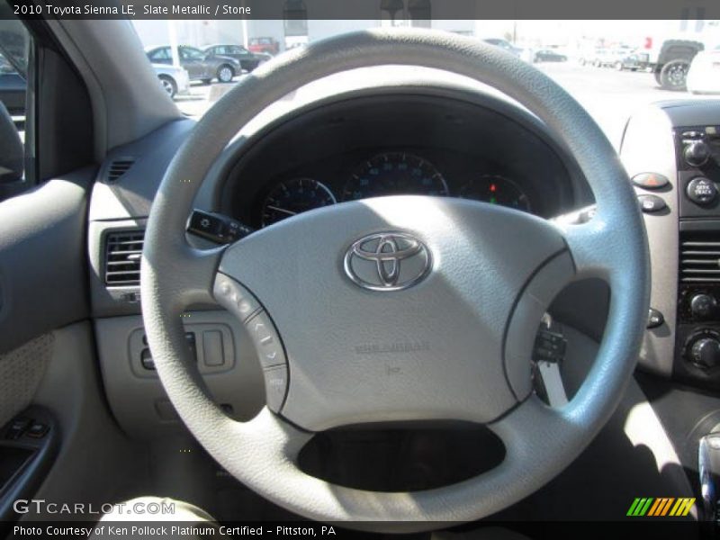 Slate Metallic / Stone 2010 Toyota Sienna LE