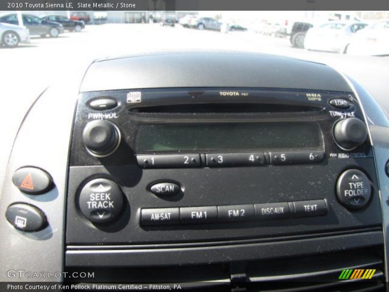 Slate Metallic / Stone 2010 Toyota Sienna LE