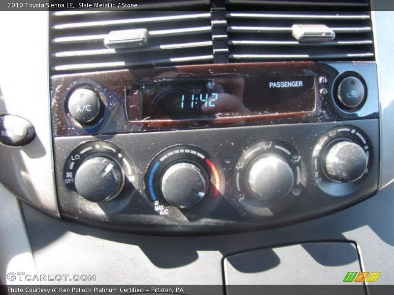 Slate Metallic / Stone 2010 Toyota Sienna LE