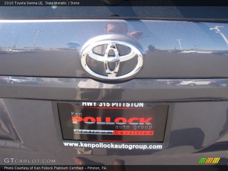 Slate Metallic / Stone 2010 Toyota Sienna LE