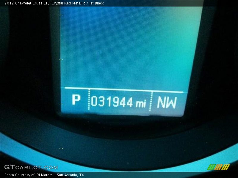 Crystal Red Metallic / Jet Black 2012 Chevrolet Cruze LT