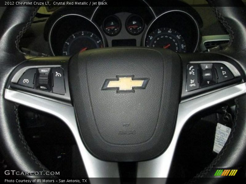 Crystal Red Metallic / Jet Black 2012 Chevrolet Cruze LT