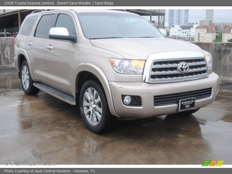 Desert Sand Metallic / Sand Beige 2008 Toyota Sequoia Limited