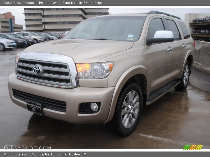 Desert Sand Metallic / Sand Beige 2008 Toyota Sequoia Limited