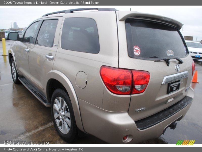 Desert Sand Metallic / Sand Beige 2008 Toyota Sequoia Limited