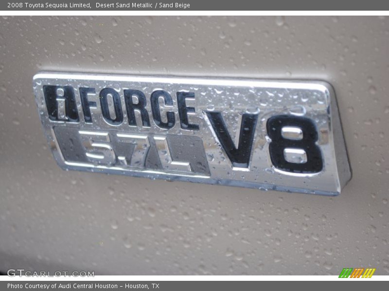 Desert Sand Metallic / Sand Beige 2008 Toyota Sequoia Limited