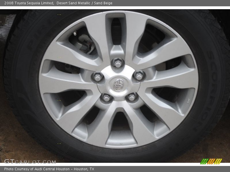 Desert Sand Metallic / Sand Beige 2008 Toyota Sequoia Limited