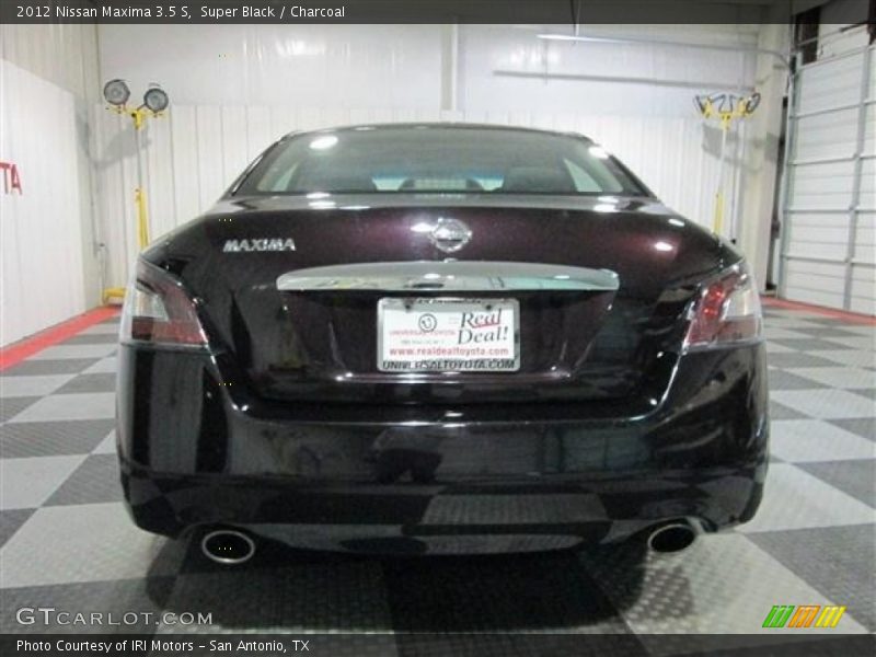 Super Black / Charcoal 2012 Nissan Maxima 3.5 S