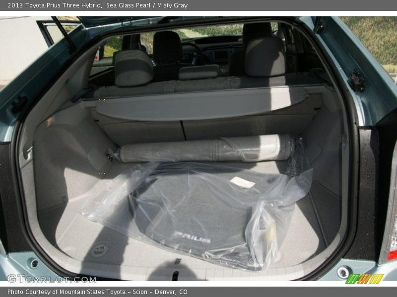 Sea Glass Pearl / Misty Gray 2013 Toyota Prius Three Hybrid