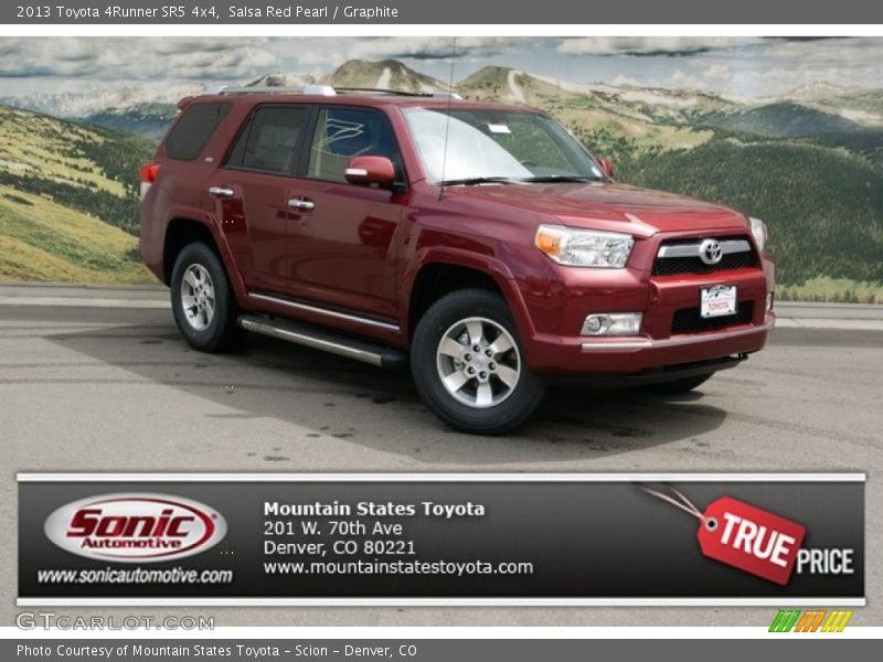 Salsa Red Pearl / Graphite 2013 Toyota 4Runner SR5 4x4