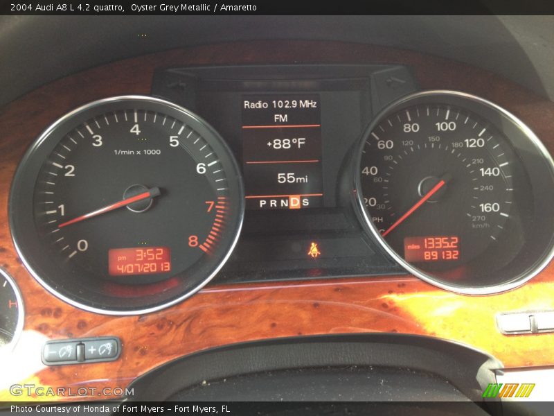 Oyster Grey Metallic / Amaretto 2004 Audi A8 L 4.2 quattro