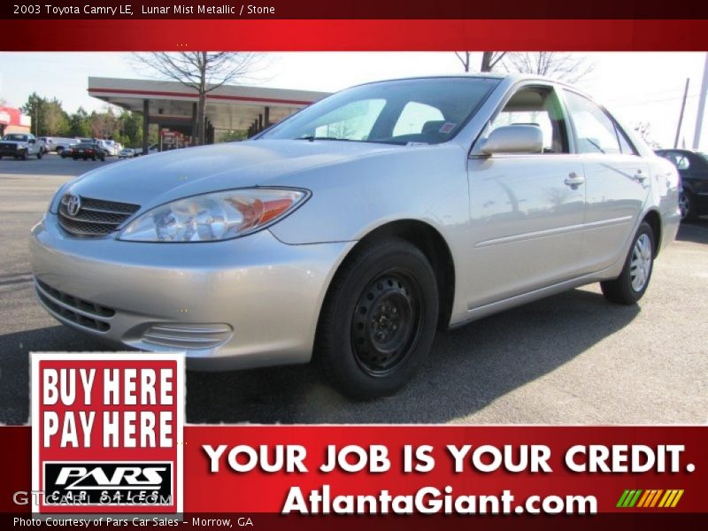 Lunar Mist Metallic / Stone 2003 Toyota Camry LE