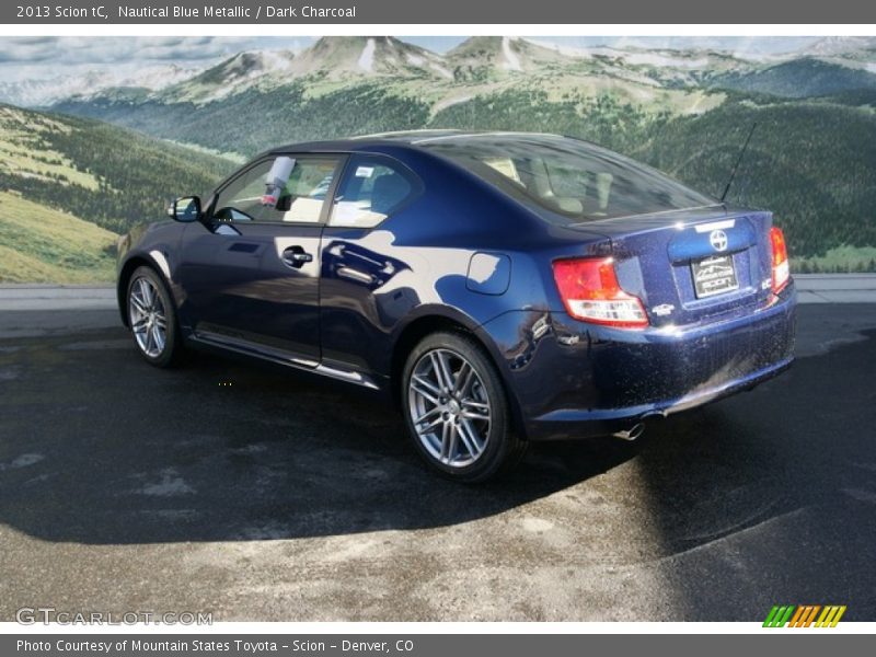 Nautical Blue Metallic / Dark Charcoal 2013 Scion tC
