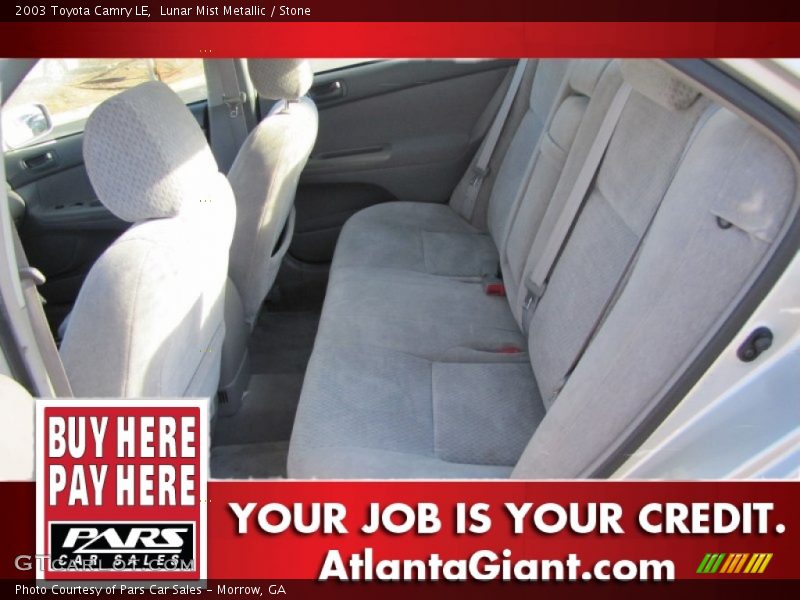 Lunar Mist Metallic / Stone 2003 Toyota Camry LE