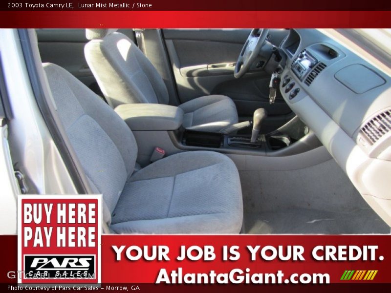 Lunar Mist Metallic / Stone 2003 Toyota Camry LE