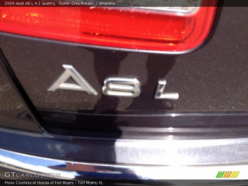 Oyster Grey Metallic / Amaretto 2004 Audi A8 L 4.2 quattro