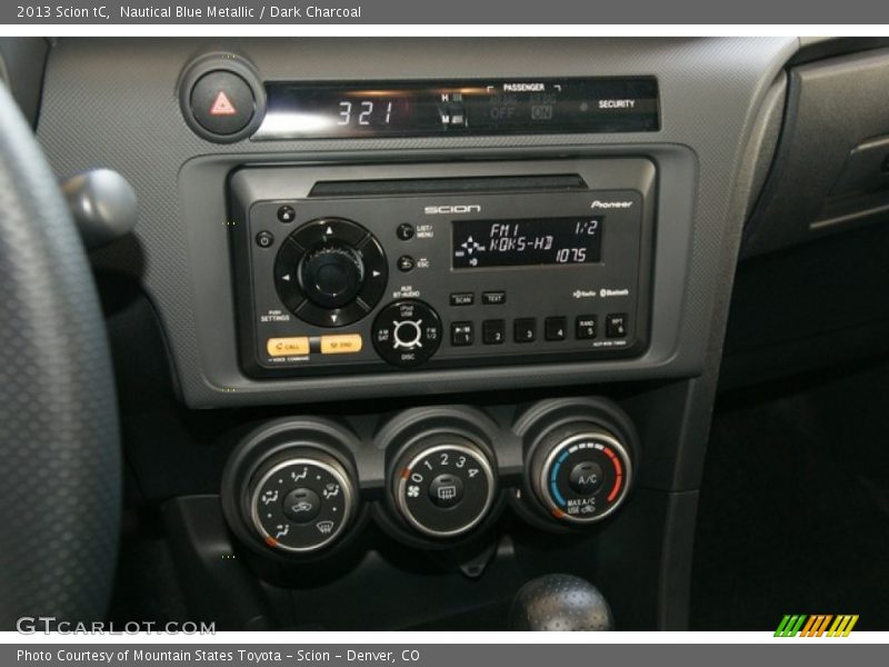 Nautical Blue Metallic / Dark Charcoal 2013 Scion tC