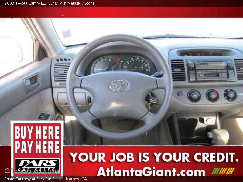 Lunar Mist Metallic / Stone 2003 Toyota Camry LE