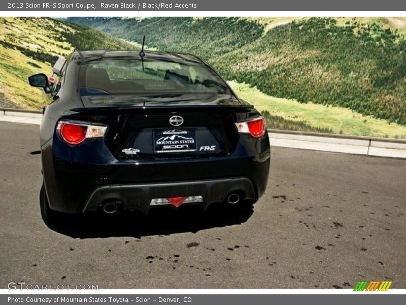 Raven Black / Black/Red Accents 2013 Scion FR-S Sport Coupe