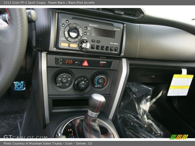 Raven Black / Black/Red Accents 2013 Scion FR-S Sport Coupe
