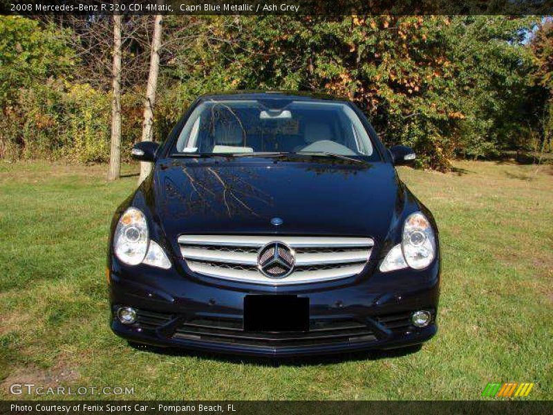 Capri Blue Metallic / Ash Grey 2008 Mercedes-Benz R 320 CDI 4Matic