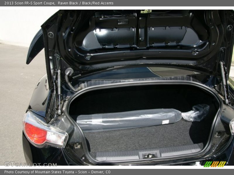 Raven Black / Black/Red Accents 2013 Scion FR-S Sport Coupe