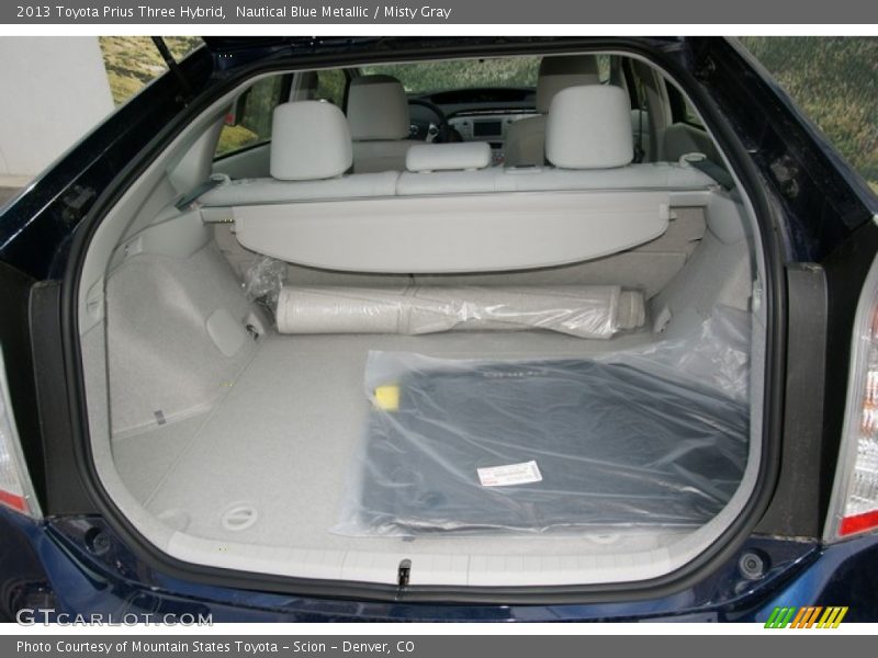 Nautical Blue Metallic / Misty Gray 2013 Toyota Prius Three Hybrid