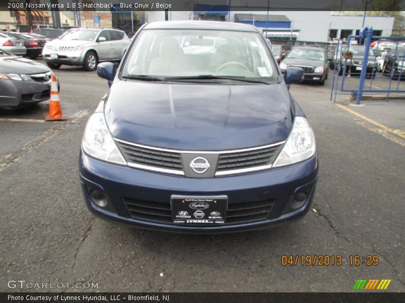 Blue Onyx / Beige 2008 Nissan Versa 1.8 S Hatchback
