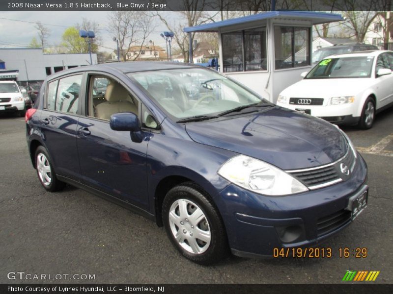 Blue Onyx / Beige 2008 Nissan Versa 1.8 S Hatchback