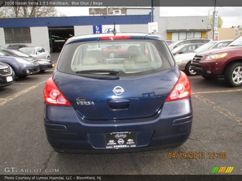 Blue Onyx / Beige 2008 Nissan Versa 1.8 S Hatchback