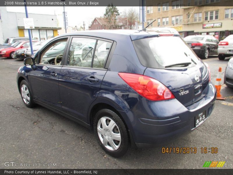 Blue Onyx / Beige 2008 Nissan Versa 1.8 S Hatchback