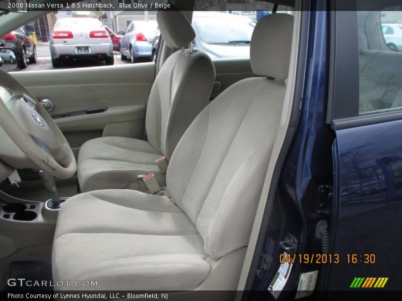Blue Onyx / Beige 2008 Nissan Versa 1.8 S Hatchback
