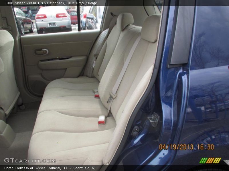Blue Onyx / Beige 2008 Nissan Versa 1.8 S Hatchback