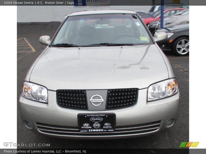 Molten Silver / Sage 2004 Nissan Sentra 1.8 S