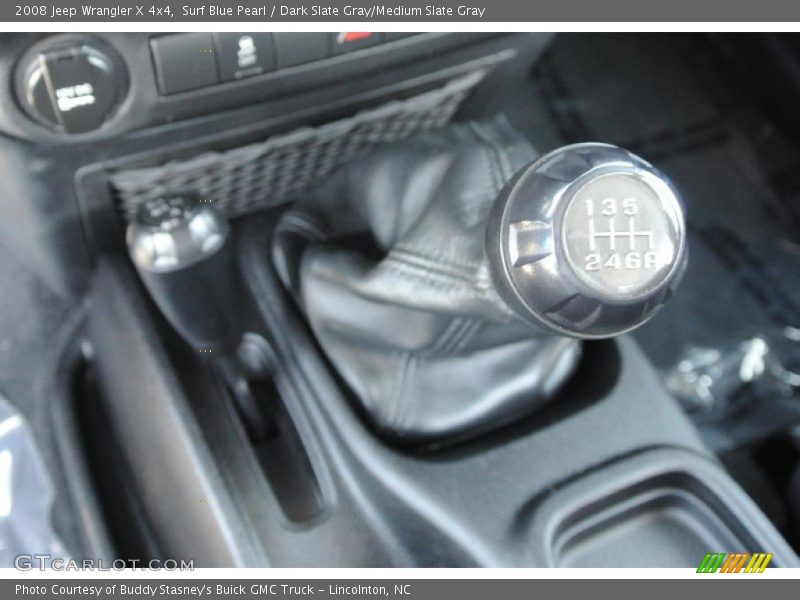 Surf Blue Pearl / Dark Slate Gray/Medium Slate Gray 2008 Jeep Wrangler X 4x4