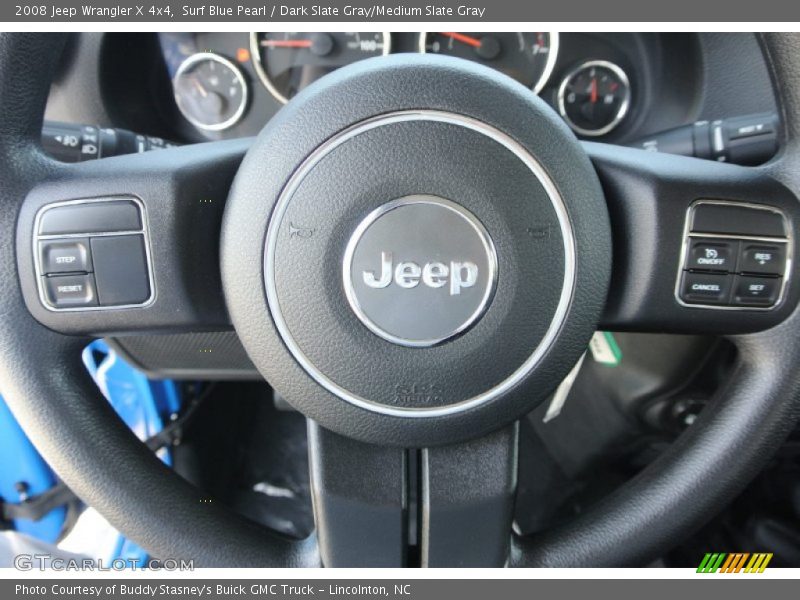 Surf Blue Pearl / Dark Slate Gray/Medium Slate Gray 2008 Jeep Wrangler X 4x4