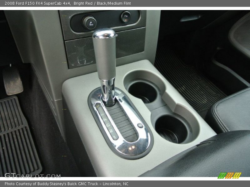 Bright Red / Black/Medium Flint 2008 Ford F150 FX4 SuperCab 4x4