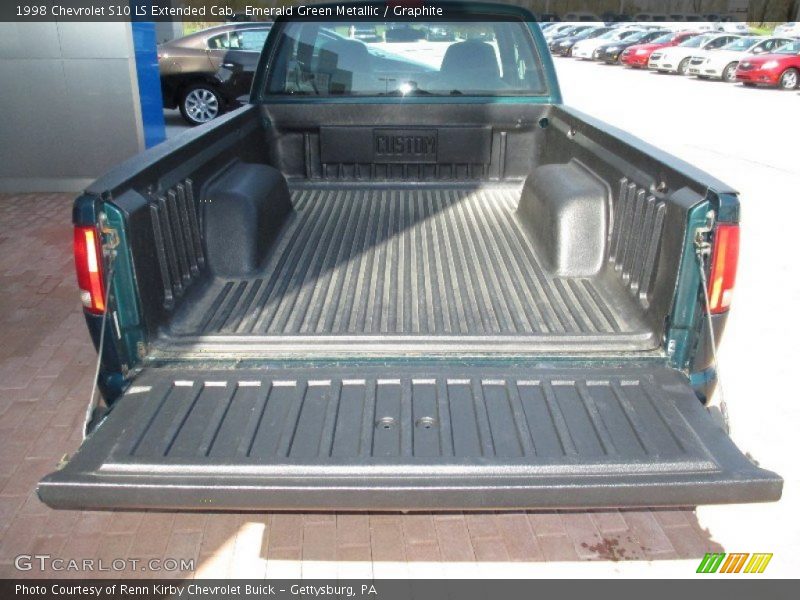 Emerald Green Metallic / Graphite 1998 Chevrolet S10 LS Extended Cab