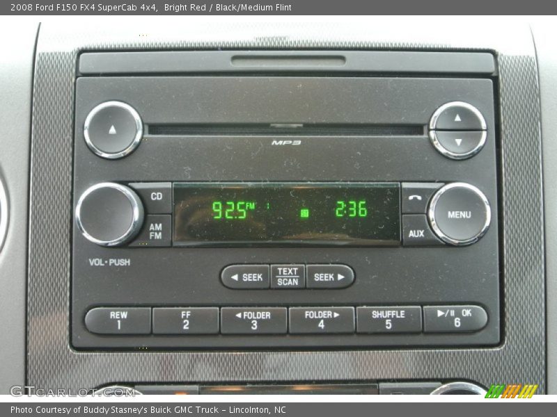 Bright Red / Black/Medium Flint 2008 Ford F150 FX4 SuperCab 4x4